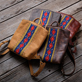 High quality full grain Lanita Leather Backpack alternate angle - Saddleback Leather