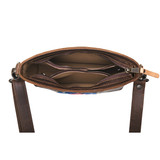High quality full grain leather Lanita Small Crossbody alternate angle - Saddleback Leather