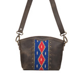 High quality full grain leather Lanita Small Crossbody interior view - Saddleback Leather