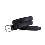 Dave's Deals Leather Dress Belt - Black- 36