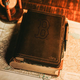 High quality boston Red Sox journal cover from Saddleback Leather Co.