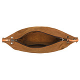 High quality london sling in open view in tumbled tan