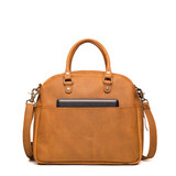 High quality black full grain Professional Leather Satchel alternate angle - Saddleback Leather