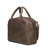 High quality black full grain Professional Leather Satchel alternate angle - Saddleback Leather