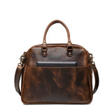 High quality black full grain Professional Leather Satchel alternate angle - Saddleback Leather