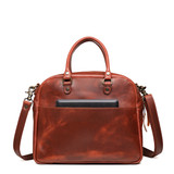 High quality black full grain Professional Leather Satchel alternate angle - Saddleback Leather
