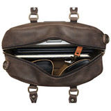 High quality black full grain Professional Leather Satchel alternate angle - Saddleback Leather