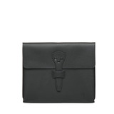 High quality the black leather laptop sleeve that fits a 14" laptop. Made by Saddleback