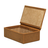This is the opened medium tobacco organizer box. Made by Saddleback