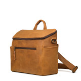 Suzette's Steals All in One Convertible Leather Day Bag - Tobacco