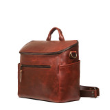 Suzette's Steals All in One Convertible Leather Day Bag - Chestnut