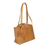 High quality full grain Urban Leather Tote back view - Saddleback Leather