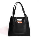 High quality brown full grain Everyday Leather Tote alternate angle - Saddleback Leather