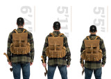 High quality size comparison of the front pocket leather backpack from the back.
