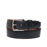 High quality black leather Italian Dress Belt by Saddleback.