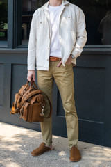 This is a lifestyle image of the slip on shoes This is a lifestyle image of the slip on shoes