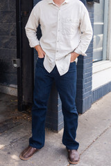 This is a lifestyle image of the slip on shoes This is a lifestyle image of the slip on shoes