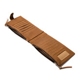 High quality the Leather Long Wallet in open view