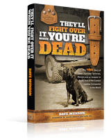 High quality full grain leather They'll Fight Over It When You're Dead! front view - Saddleback Leather