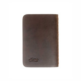 Dave's Deals Leather Pocket Notebook - Single - Dark Coffee Brown