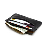 High quality newton leather wallet in black with contents