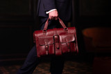 This is the lifestyle image of the Blackstone Barrister Briefcase
