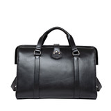 This is the back view of the Taylor Duffle Bag in black