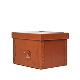 This is the side view of the Churchill Case in tan