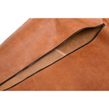 High quality garment leather bag zipped