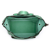 High quality full grain Suzette's Steals Universal Leather Backpack - Mint detail view - Saddleback Leather