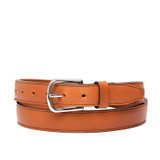 Dave's Deals Italian Dress Belt - Size 36 - English Tan