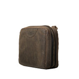 Suzette's Steals Leather Accordion Wallet - Small - Black