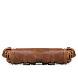 Burnt sausage large travel backpack, rolled down
