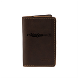 High quality full grain Leather Business Card Holder - Toronto Blue Jays - World Series front view - Saddleback Leather