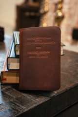 High quality front view of the pocket declartion/constituion