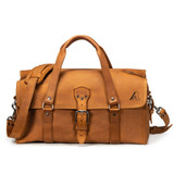 High quality full grain leather 20" Baby Beast Duffle Bag - Arizona Diamondbacks front view - Saddleback Leather
