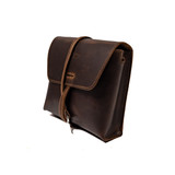 High quality full grain Leather Organizer Bag alternate angle - Saddleback Leather