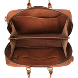 High quality product inside  image of the women's business leather satchel in light tan