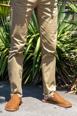 Dave's Deals Barefoot Slip-on Mule - Size14 - Tobacco