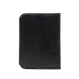 High quality back image of the Silverback Slim Bifold leather Wallet in black
