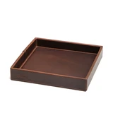 High quality our new valet tray redesinged in dark brown