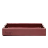 High quality our new valet tray redesinged in the new color of oxblood