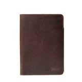 This is the front view of the Moleskine cover in dark brown