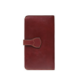 This is the back view of the Silverback Big Wallet in reddish brown