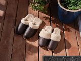 High quality group photo of the mens and womens sheepskin slippers