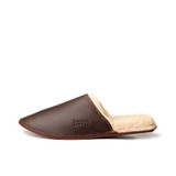 Dave's Deals Women's Sheepskin Slippers - Old Design - Size 11 -  Dark Coffee Brown