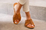 This is the lifestyle image of the martha sandals