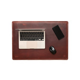 High quality reddish brown colored desk pad