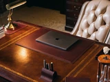 High quality dark coffee colored desk pad