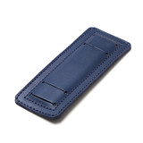 High quality full grain leather Freedom Collection Extra Shoulder Pad-Blue back view - Saddleback Leather